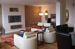 Living room firplace